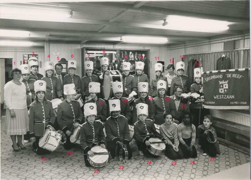 15 jaar bestaan van drumband de Reef 1983